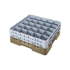 Cambro Koš Camrack 25 pozic, výška sklenice 25,8 cm - Béžová