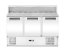 třídveřový chladicí stůl s horní deskou a žulovou pracovní deskou, Arktic, 219L, 230V/156W, 700x1365x(H)1070mm