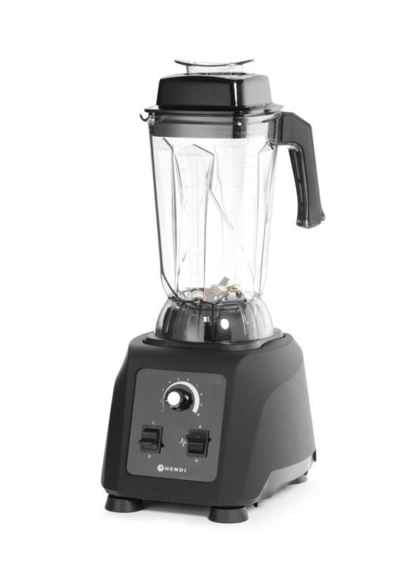 Barový mixér, HENDI, 2,5L, Černá, 230V/1680W, 320x250x(H)532mm