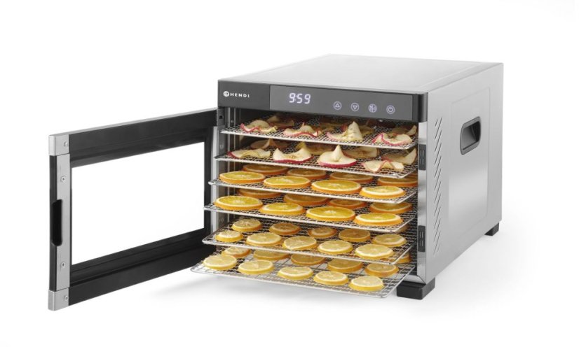 Sušička potravin, HENDI, Profi Line, 6 táců, 230V/650W, 342x485x(H)309mm