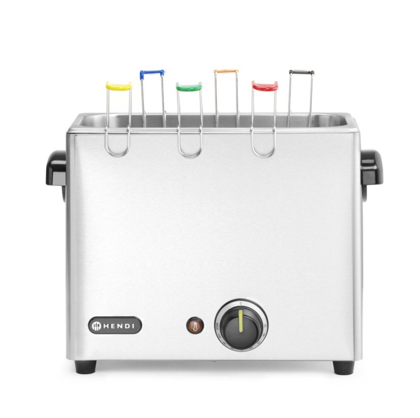 Vařič vajec s košíky, HENDI, Stříbrná, 230V/2600W, 380x210x(H)280mm