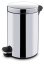 Kulatý pedálový odpadkový koš s vnitřním košem., HENDI, 20L, ⌀300x(H)440mm