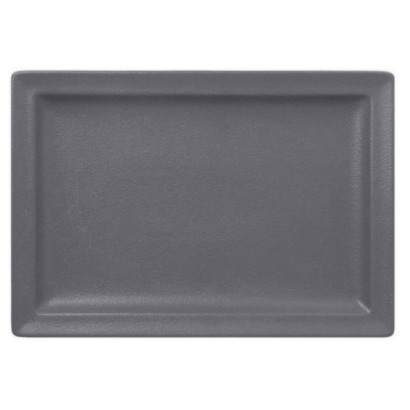 RAK Porcelain RAK Talíř obdélný 33 × 23 cm, šedá | RAK-NFCLRP33GY