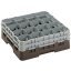 Cambro Koš Camrack 16 pozic, výška sklenice 15,2 cm - Hnědá