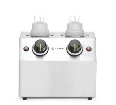 Ohřívač omáček, HENDI, Dvoudílná - 2x0,65L, 220-240V/400W, 270x223x(H)282mm