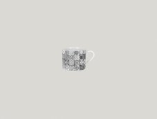 RAK Porcelain RAK Splendour šálek na espresso s uchem 11 cl – šedá | RAK-SRMSCU10