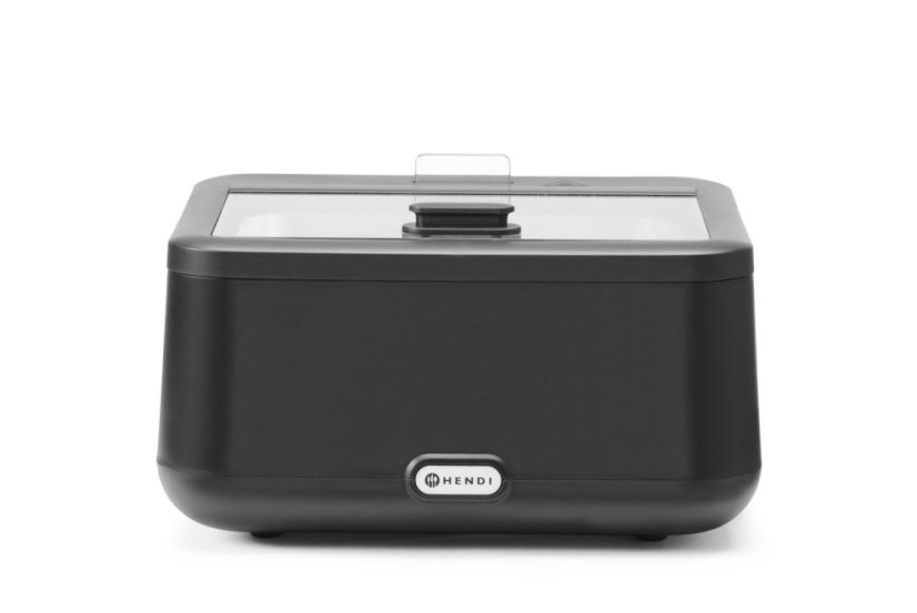 Chafing dish UNIQ, HENDI, designed by Robert Bronwasser, GN 2/3, Černá, 230V/500W, 433x403x(H)248mm