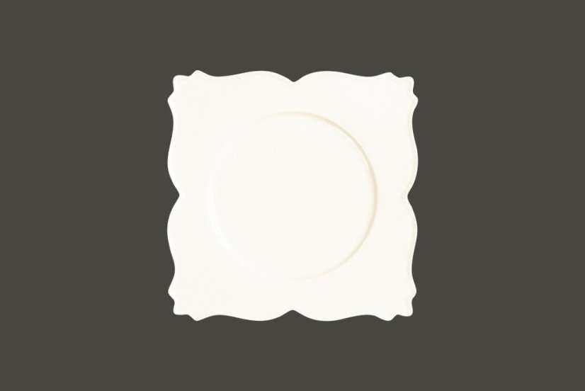 RAK Porcelain RAK White Gold talíř čtvercový 26 × 26 cm – King | RAK-GDSP26