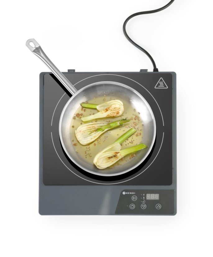 Indukční vařič 1800, HENDI, Kitchen Line, 230V/1800W, 319x355x(H)67mm