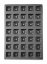 Silikonová forma SQUARE, HENDI, 570x375x(H)25mm, Čtvercový