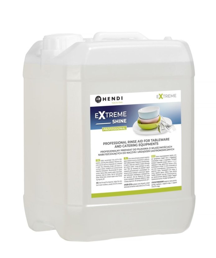Leštidlo Extreme Shine Professional pro stolní nádobí a cateringové vybavení, HENDI, 10 l