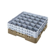 Cambro Koš Camrack 25 pozic, výška sklenice 32 cm - Béžová