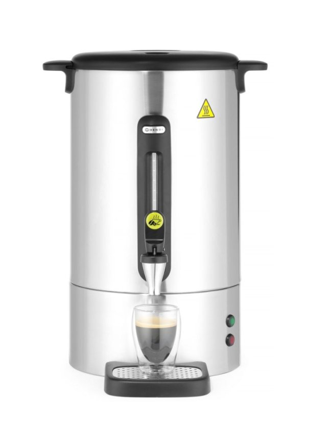 Percolator UNIQ, HENDI, designed by Robert Bronwasser, 14L, Stříbrná, 230V/1750W, 357x380x(H)502mm