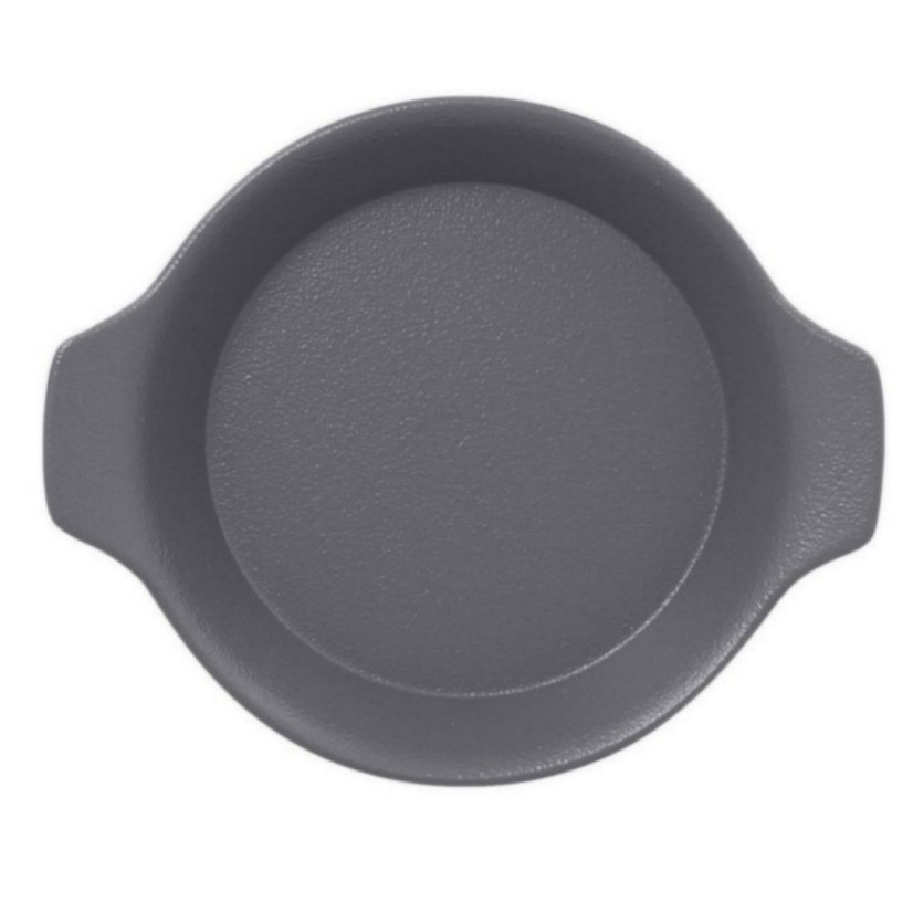 RAK Porcelain RAK Talíř kulatý s rukojetí 45 cl, šedá | RAK-NFOPRD16GY
