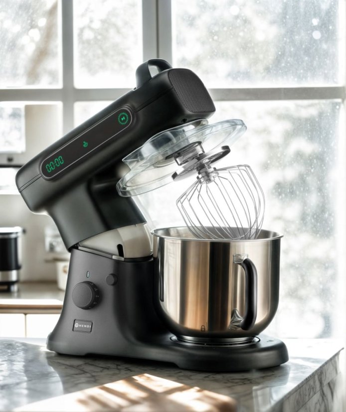 Planetární mixér Blackbolt PRO, HENDI, 7L, Černá, 230V/800W, 470x263x(H)413mm