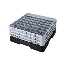 Cambro Koš Camrack 49 pozic, výška sklenice 21,6 cm - Černá