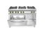 Plynový sporák Kitchen Line 6 hořáků s konvektomatem GN 1/1, HENDI, Kitchen Line, 230V/3000W, 28,5kW, 1200x722x(H)900mm