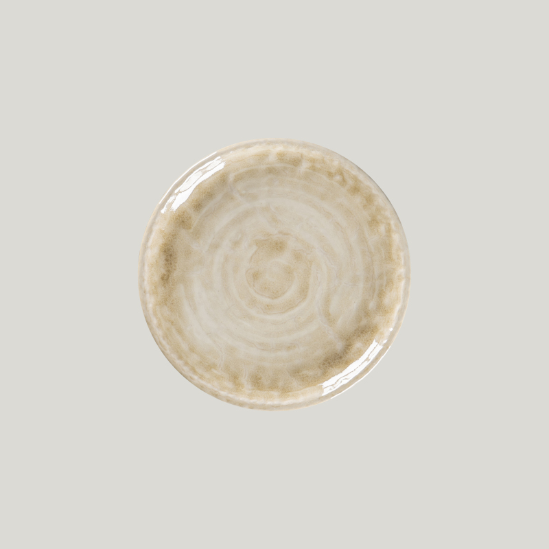 RAK Porcelain Krush talíř mělký coupe pr. 15 cm, béžový