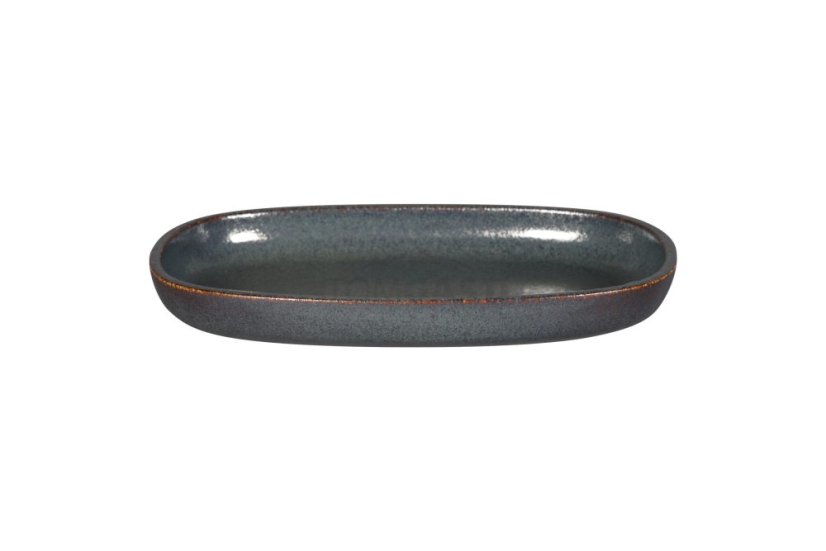 RAK Porcelain RAK Talíř oválný 22,5 cm – černý | RAK-EAOP23CA