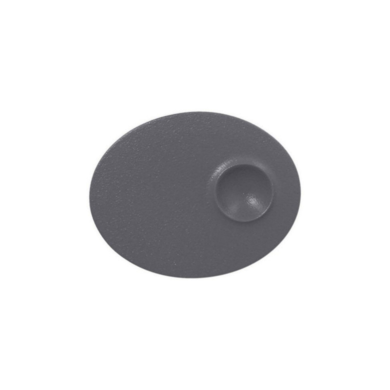 RAK Porcelain RAK Talíř mělký s důlkem 18 × 10 cm, šedá | RAK-NFMROP18GY