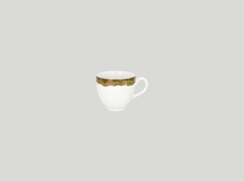 RAK Porcelain RAK Woodart šálek na kávu 23 cl – mechově zelená | RAK-WDCLCU23MG