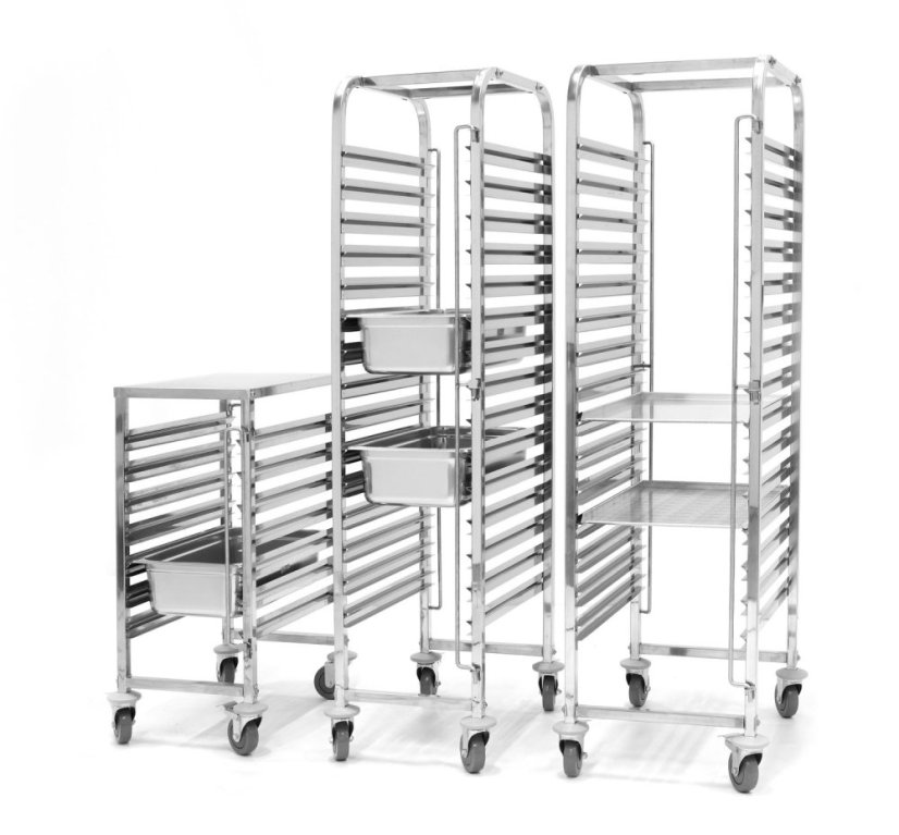 Vozík na GN nádoby - 7 x GN 1/1, HENDI, Profi Line, 445x615x(H)945mm