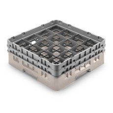 Cambro Koš Camrack 16 pozic, výška sklenice 25,8 cm - Béžová