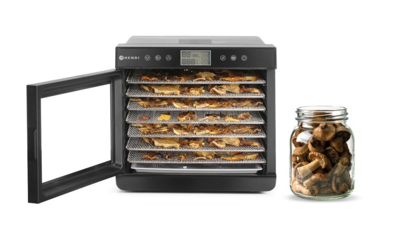 Sušička potravin, HENDI, Kitchen Line, 7 táců, 230V/500W, 347x505x(H)320mm