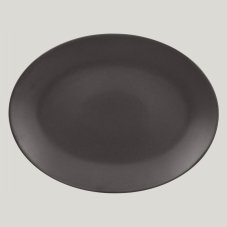 RAK Porcelain RAK Genesis talíř oválný 36 x 27 cm, kakaová | RAK-GNNNOP36CO