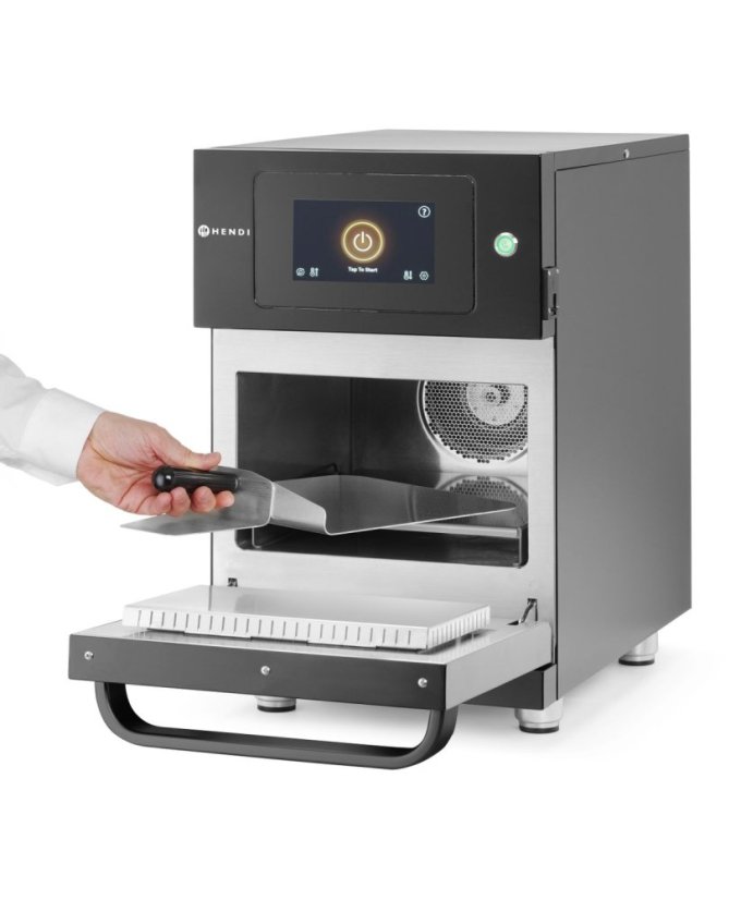 Vysokorychlostní pec CombiTurbo, HENDI, Černá, 230V/3500W, 380x663x(H)619mm
