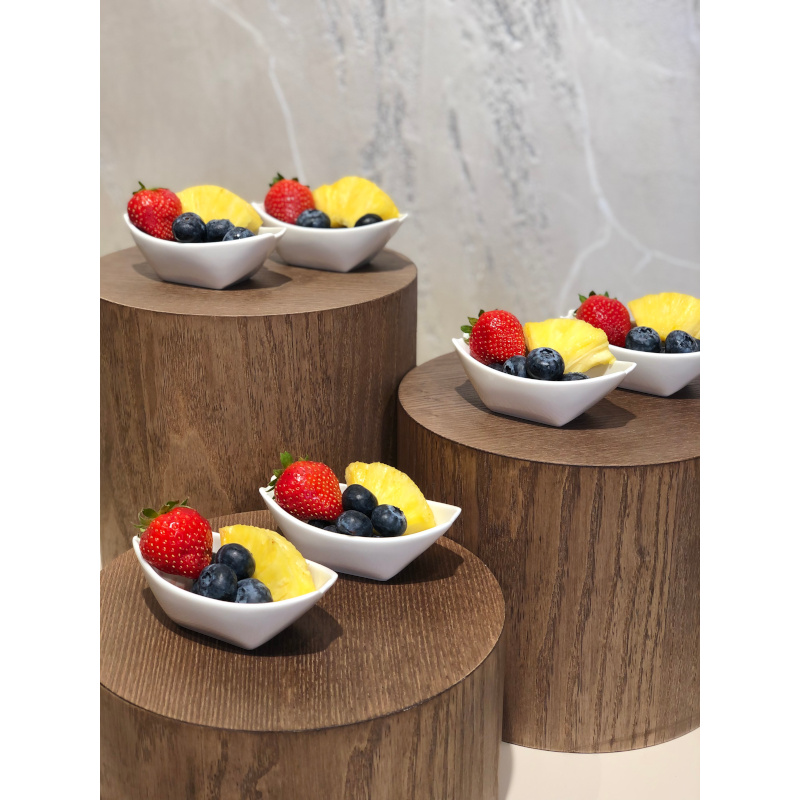 TOMGAST Podstavec kulatý dřevěný, pr. 223 mm, v: 60 mm, jasan
