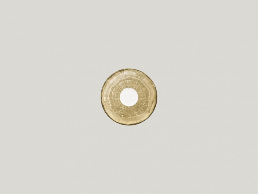 RAK Porcelain RAK Woodart podšálek pro šálek na espresso RAK-CLCU09 – mechově zelená | RAK-WDCLSA13MG
