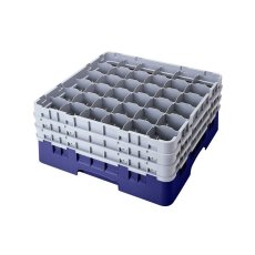 Cambro Koš Camrack 36 pozic, výška sklenice 30 cm - Modrá