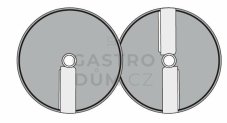 OEM kotouč E - 4, Φ 205 mm, řez 4 mm