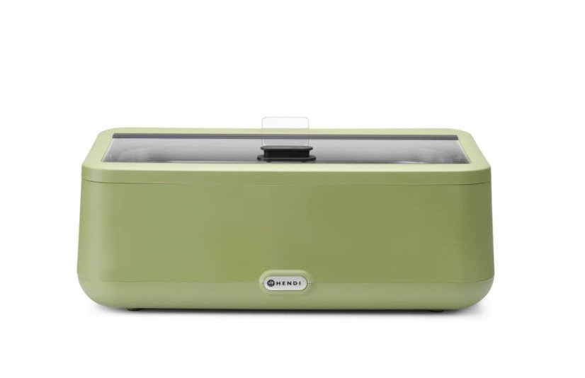 Chafing dish UNIQ, HENDI, designed by Robert Bronwasser, GN 1/1, Zelená, 230V/700W, 607x402x(H)245mm