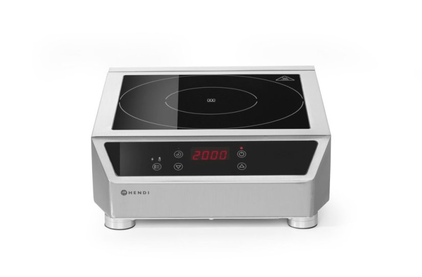 Indukční vařič 3500 D, HENDI, Profi Line, 230V/3500W, 342x431x(H)116mm