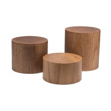 TOMGAST Podstavec kulatý dřevěný, pr. 223 mm, v: 120 mm, jasan
