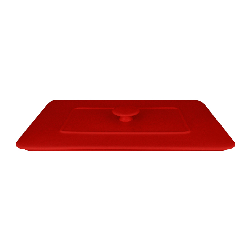 RAK Porcelain RAK Chef's Fusion poklice obdélníková 32 × 22 cm, červená | RAK-CFRT32BRLD