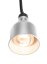Výškově nastavitelná ohřívací lampa válcová, HENDI, Stříbrná, 230V/375W, ⌀175x(H)250mm