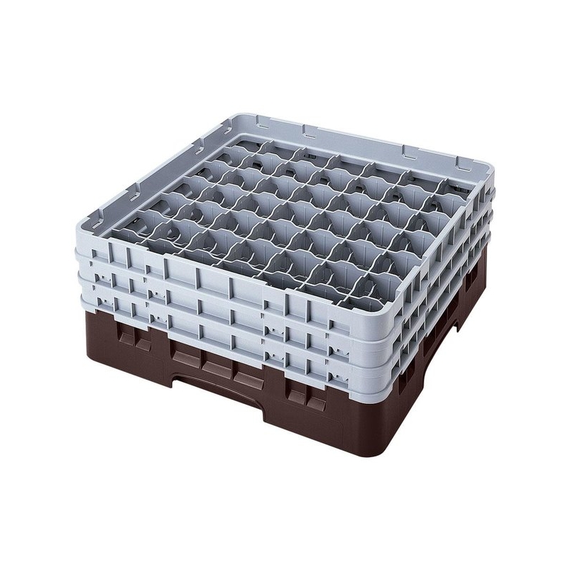 Cambro Koš Camrack 49 pozic, výška sklenice 25,8 cm - Hnědá