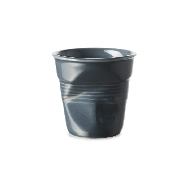 Revol Froissés pohárek 80 ml, grafit