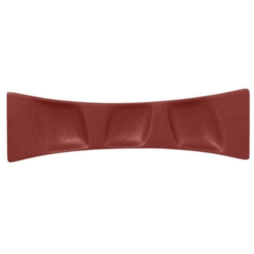 RAK Porcelain RAK Talíř koktejlový 32 × 9,5 cm, tmavě červená | RAK-NFMZCP32DR