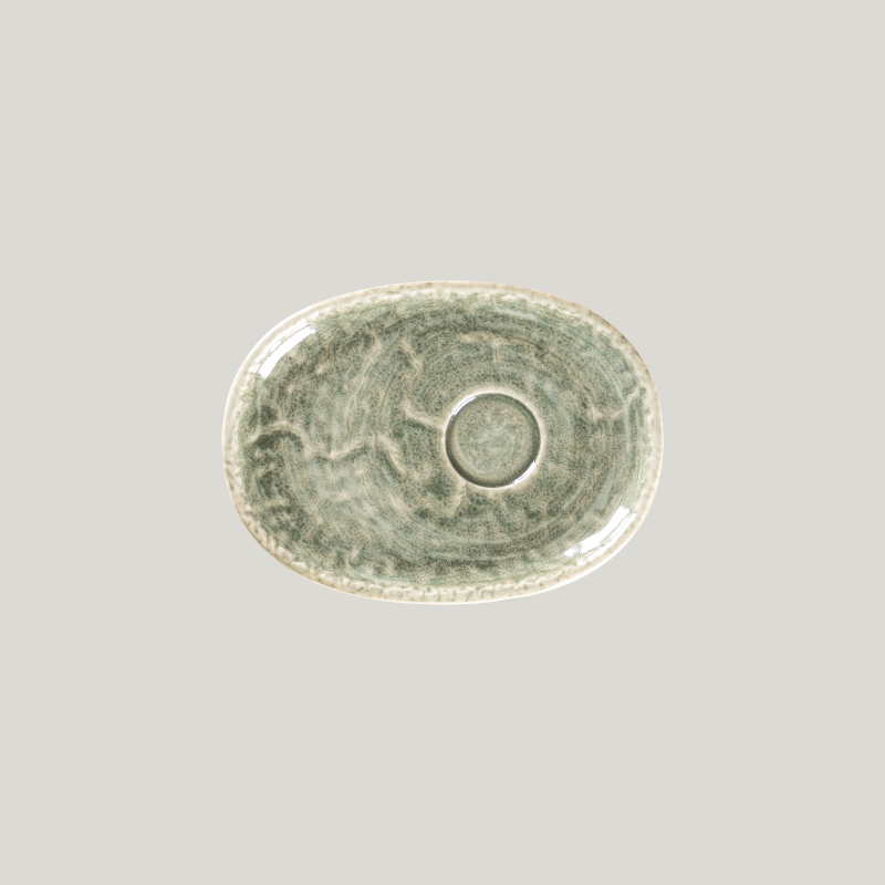 RAK Porcelain Krush podšálek oválný pro KSCU09 a KSCU09M, zelený