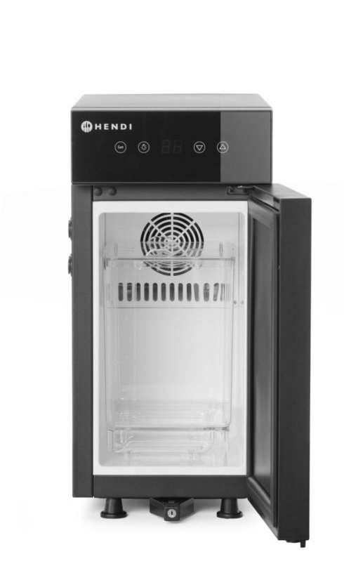 Chladnička na mléko, HENDI, Profi Line, 9L, Černá, 230V/65W, 220x450x(H)455mm