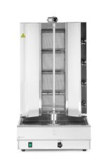 Plynový gril na kebab, HENDI, 230V/13200W, 13,2kW, 537x639x(H)1013mm