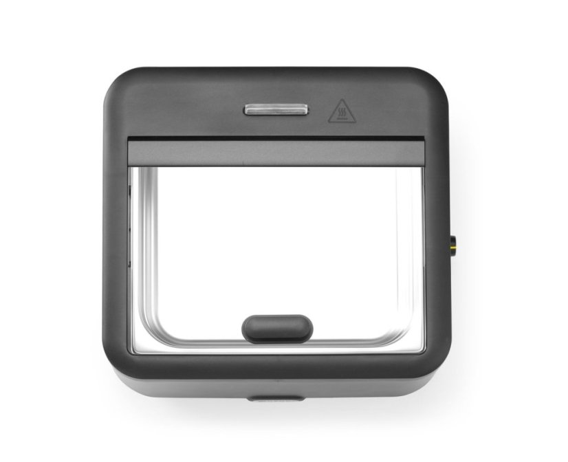 Chafing dish UNIQ, analogové ovládání, HENDI, GN 2/3, Černá, 230V/500W, 403x454x(H)248mm