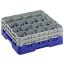 Cambro Koš Camrack 16 pozic, výška sklenice 15,2 cm - Modrá