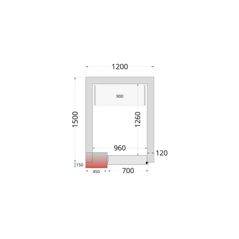 TEFCOLD CR 120x150x220