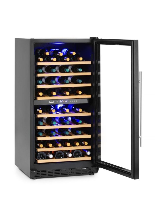 Dvouzónové vinotéky, 72 lahví, Arktic, 232L, 230V/110W, 595x675x(H)1215mm