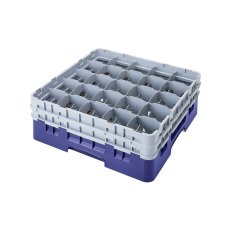 Cambro Koš Camrack 25 pozic, výška sklenice 17,4 cm - Modrá